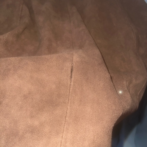 Abercrombie & Fitch Vegan Suede Mini Skirt - Picture 3 of 3